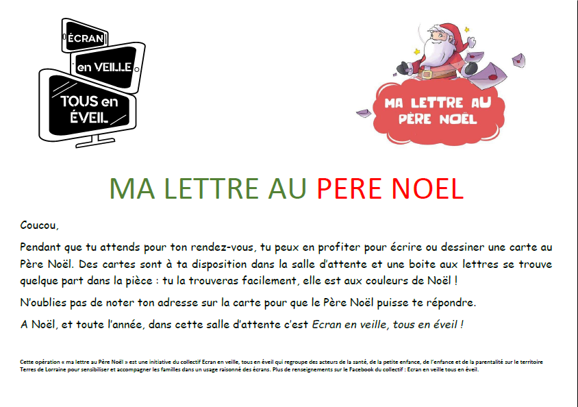 Ma lettre au Père Noël